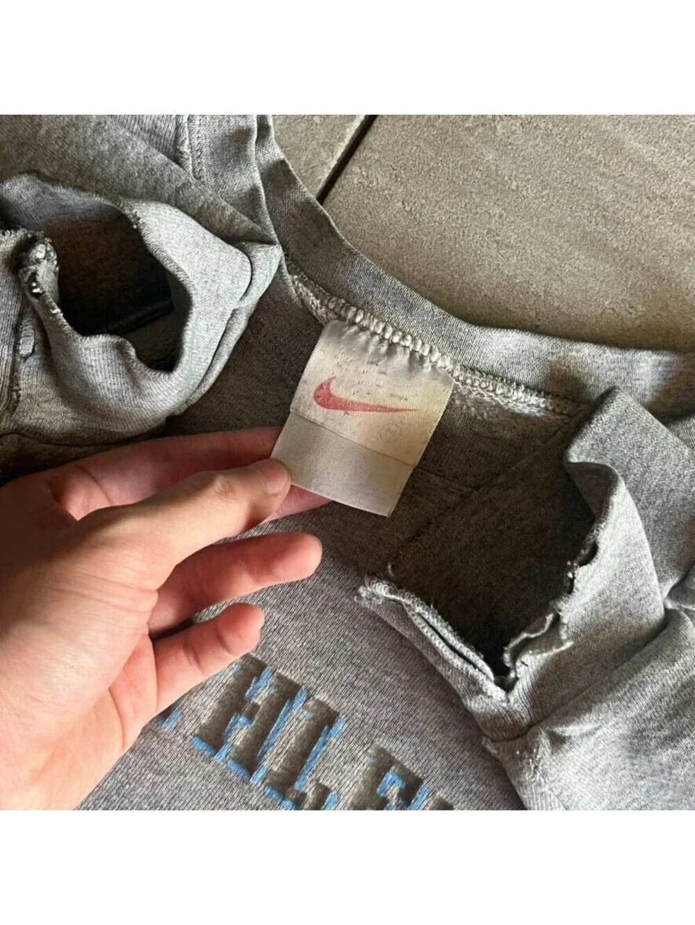 Vintage Nike Athletics Gray Crewneck Sweatshirt Size M Casual Streetwear
